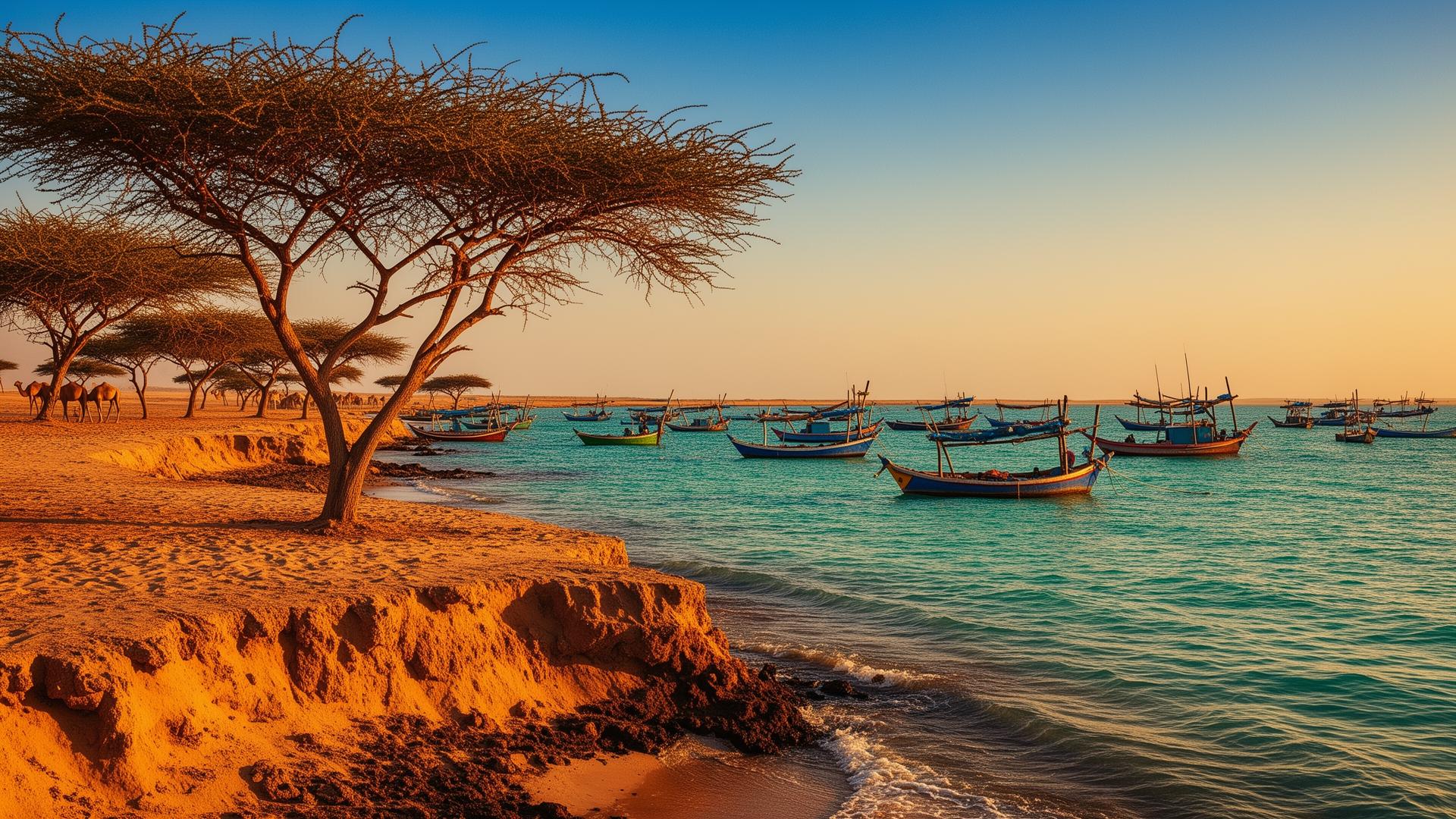 Somali coastline